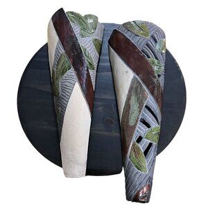 Nancy Briggs Wall Vase’s Cottagecore Pottery Handmade Raku-Fired